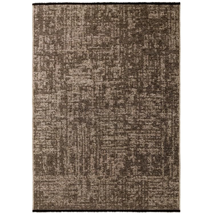 Tapis d’intérieur, Motif marbré, Couleur Beige, matière Chenille de Coton, Style scandinave - Dimension : 200x290 cm - Couleur : Beige