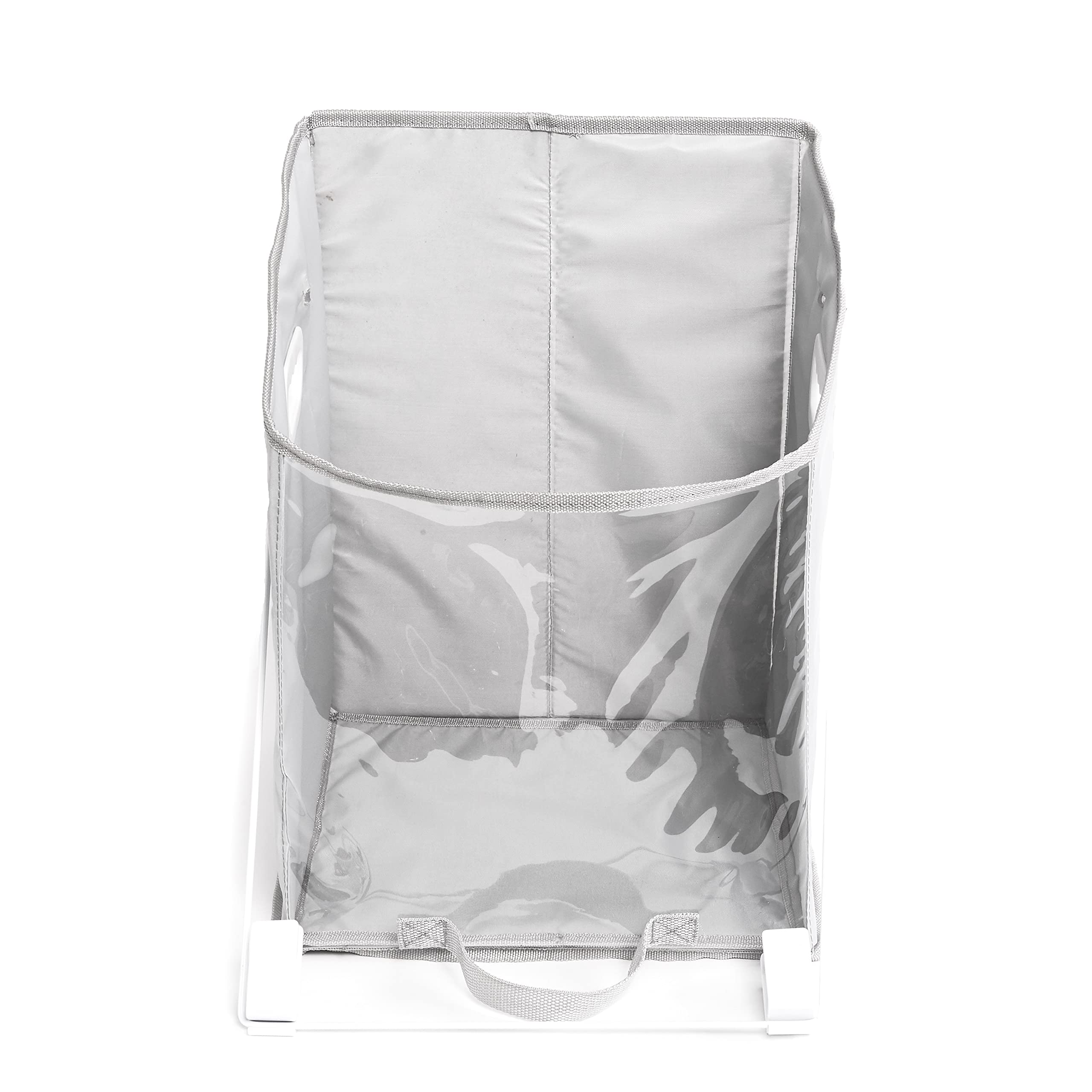 MSR ImportsPull Down Hanging Closet Caddy - Storage Space Organization System Gray