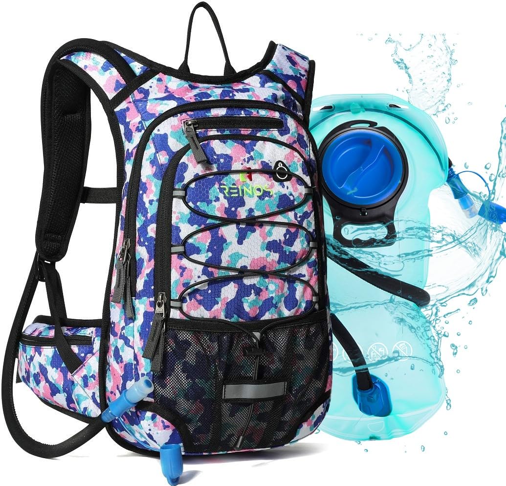 Hydration Pack Backpack with 3L Water Bladder for Men & Women, Hiking Daypack with Thermal Insulation | Running, Cycling, Camping, Skiing, Outdoor