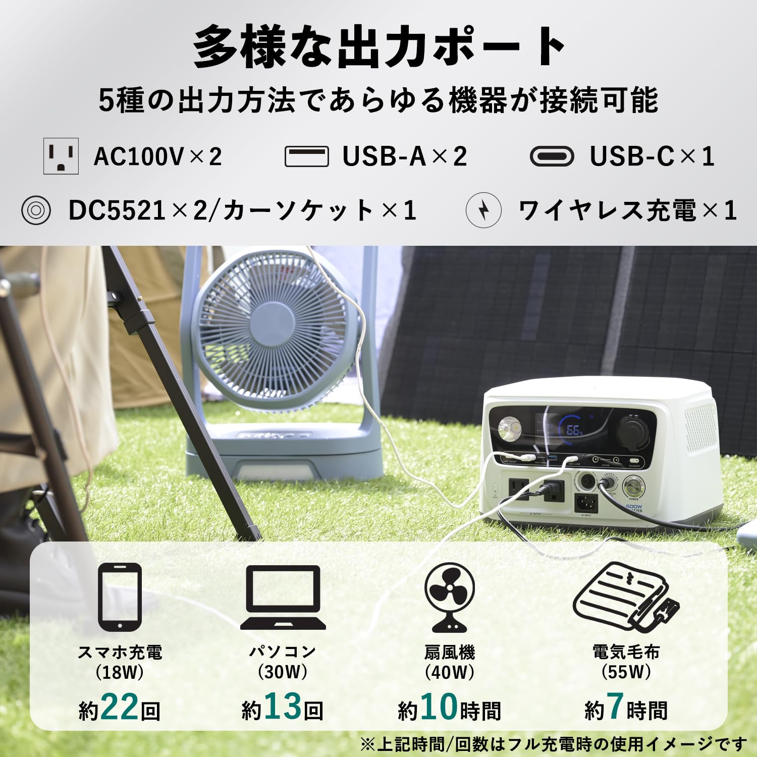 Amazon.co.jp: 山善 ELEIN ポータブル電源 大容量 409.6Wh リン酸鉄 
