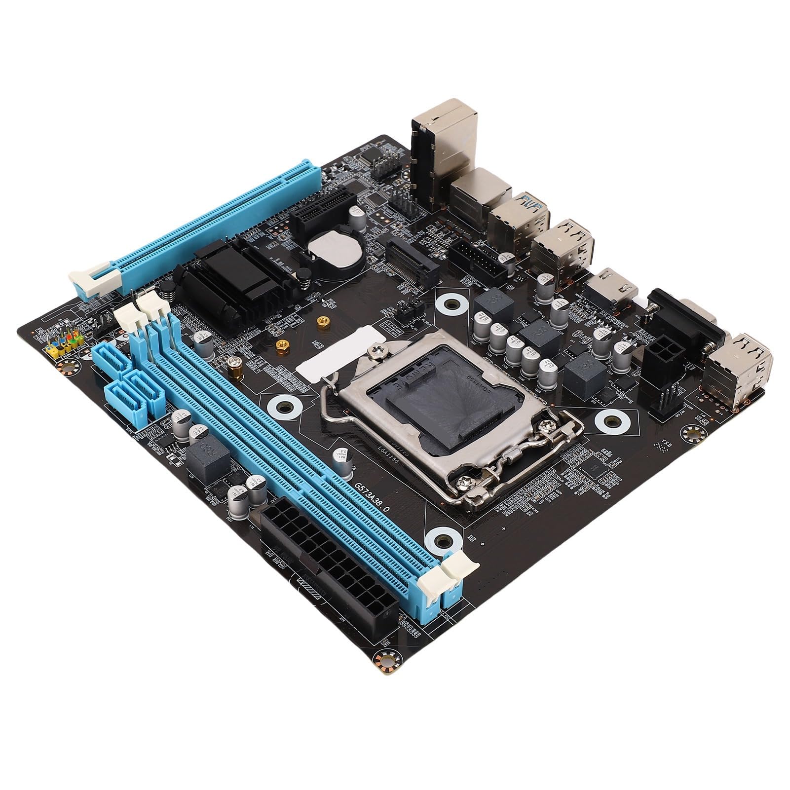 KIMISS Placa Base H81 Gaming, para Core i5/i7, DDR3 Dual Channel, Slot M.2 NVMe, SATA 6Gb/s, Micro ATX, Compatible con Xeon E3
