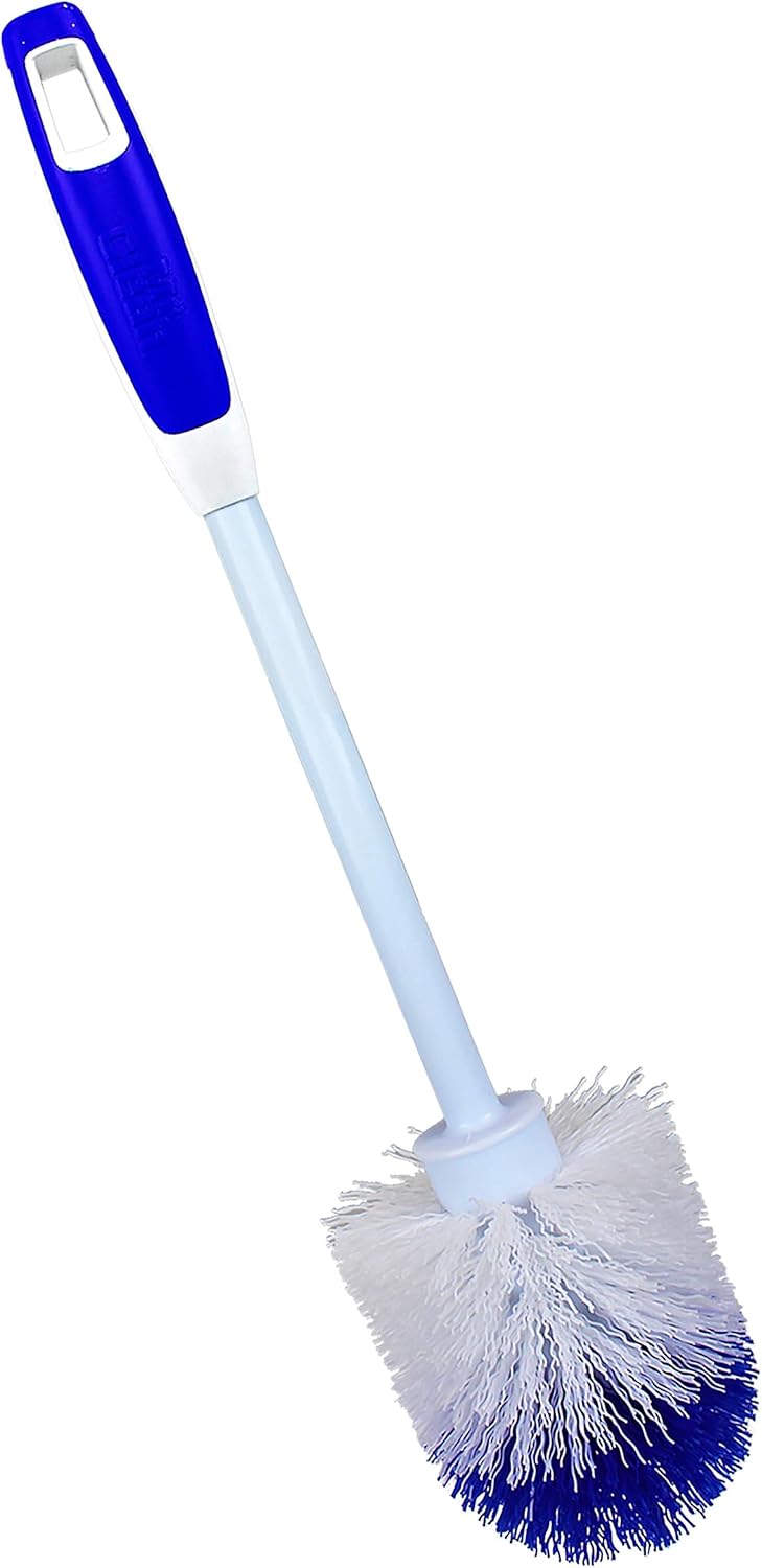 Mr Clean 440436 Combo, White/Blue Plunger and Bowl Brush Caddy Set, Toilet, Turbo Plunger & Brush: Home Improvement