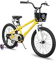 JOYSTAR Pluto Kids Bike 12-20 Inch with Light-Up Training Wheels for Boys Girls Ages 3-12 Multiple Colors