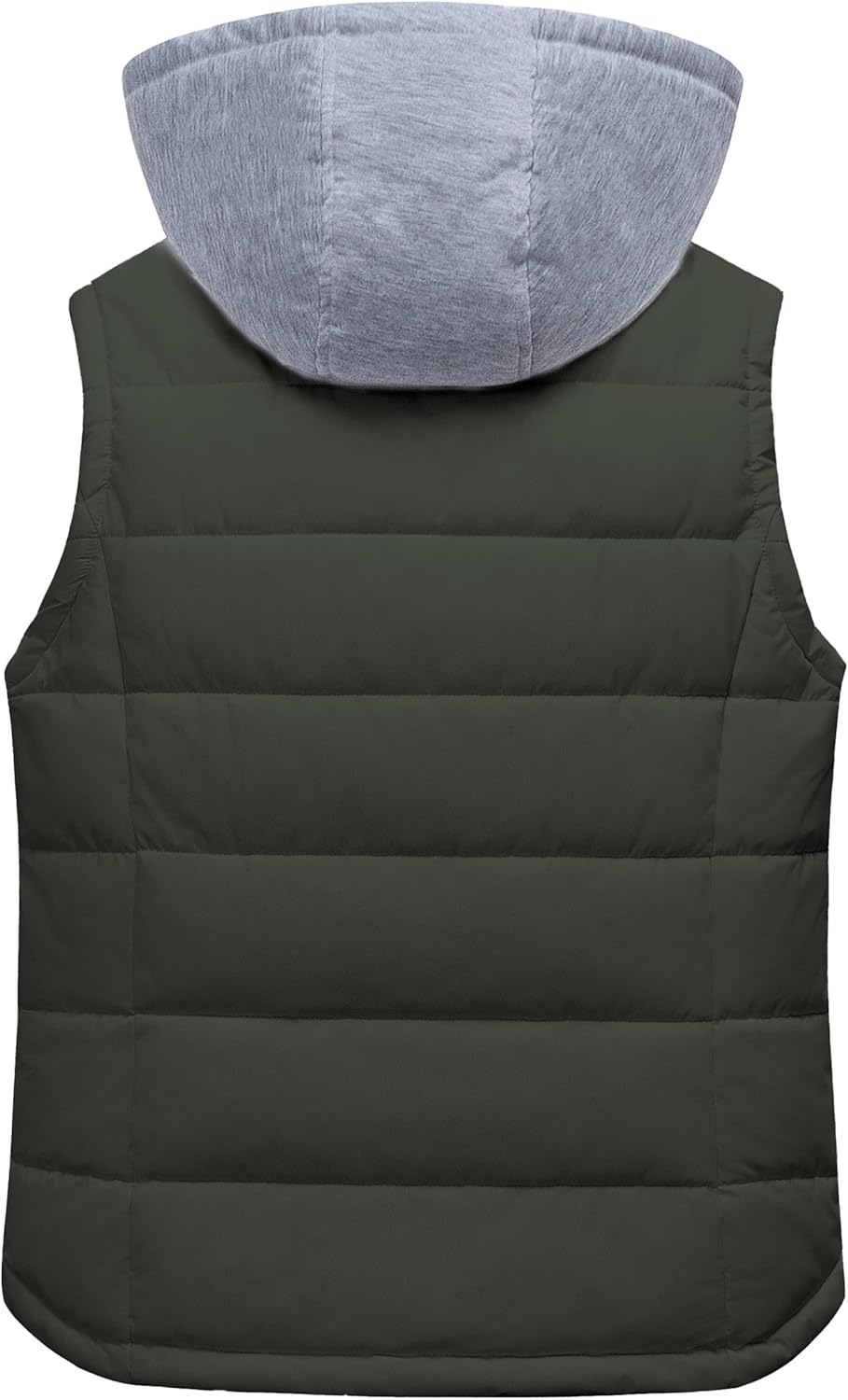 Women's Puffer Vest Winter Sleeveless Jacket Insulated Quilted Waistcoat Outerwear Gilet with Removable hood - Image 2
