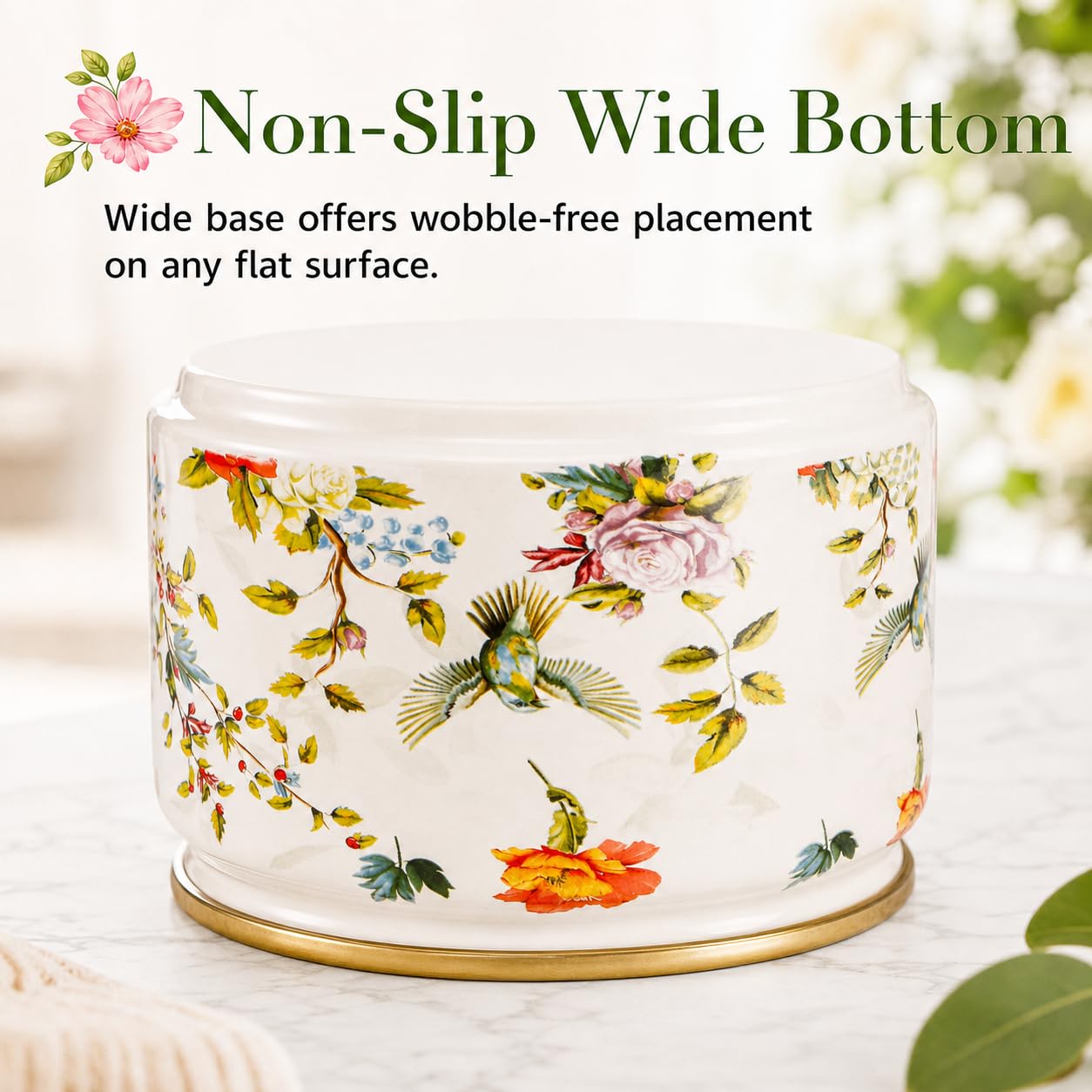 Amazon.com: Elsjoy 81 oz (2.4 L) Vintage Enamel Canister with Lid