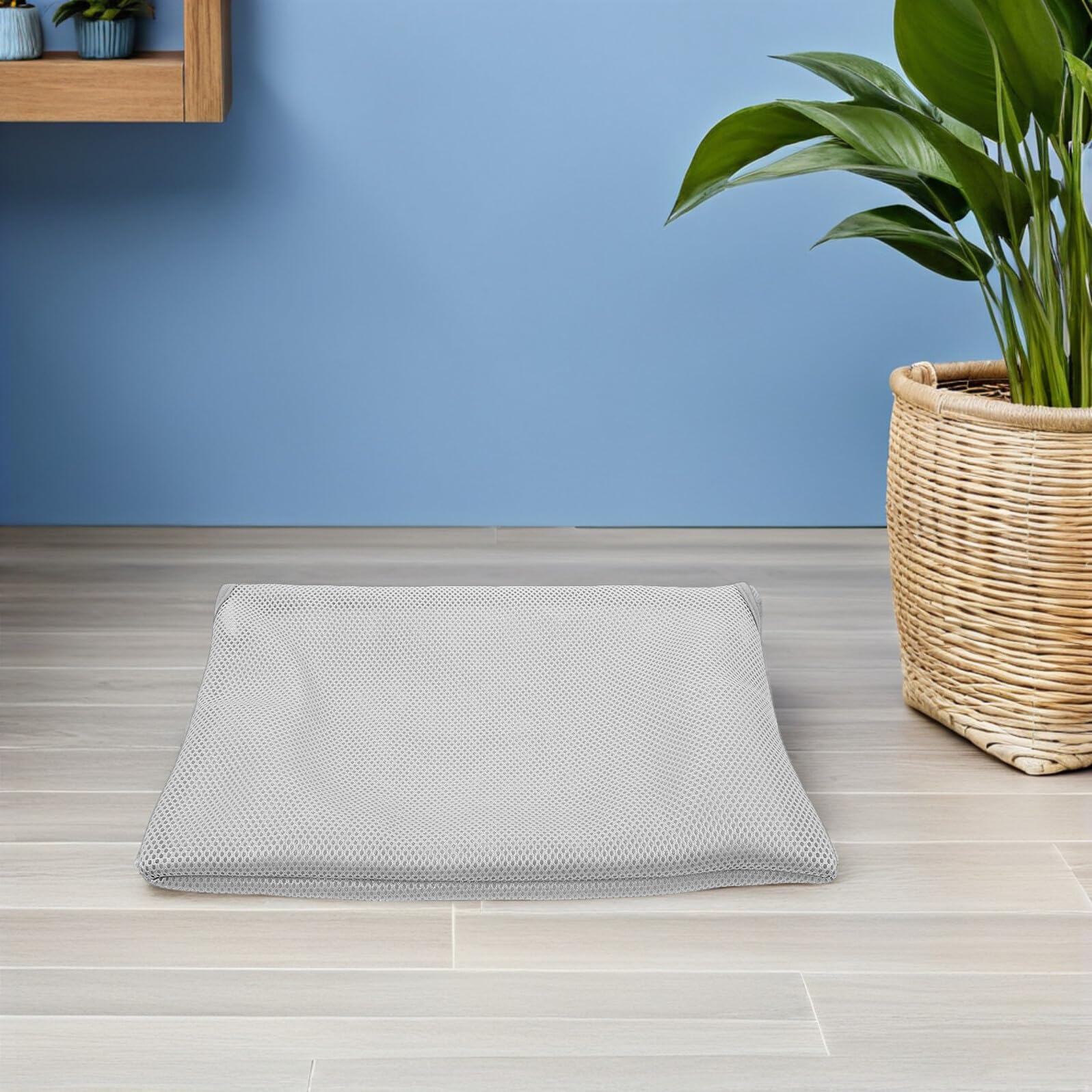 Copertura di Ricambio per Amaca da Finestra per Gatti, Tessuto a Rete 52x30cm Cerniera, Traspirante e Lavabile, Accessorio Semplice per Gatti e Cuccioli da Interno