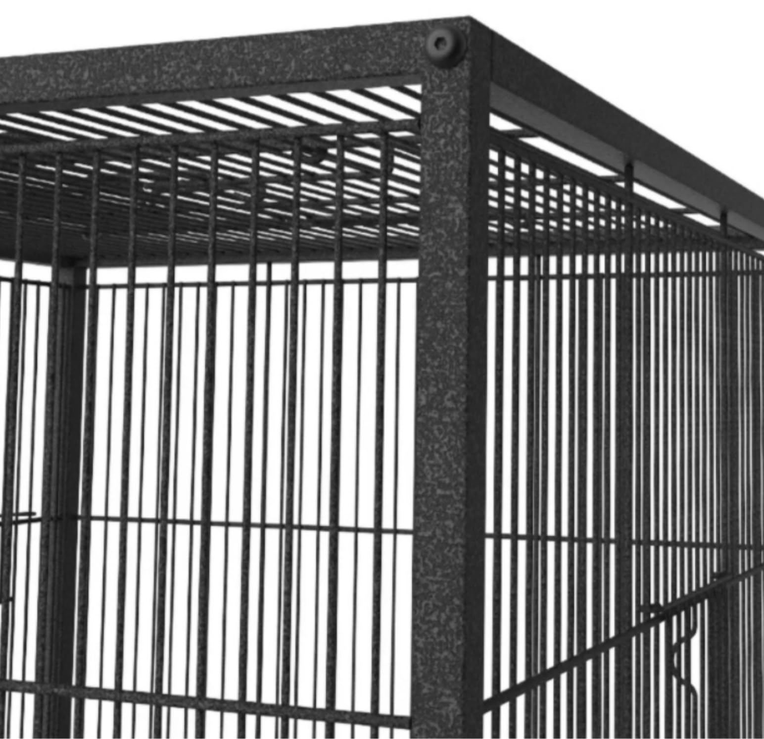 Vogelkäfig im Freien, Schmiedeeiserne Vogelkäfige Großer Flugkäfig Mit Ständer Vogelkäfig Für Haustiere Für Den Familienbalkon Im Freien Vogelvoliere Vogelkäfig Voliere(Black)