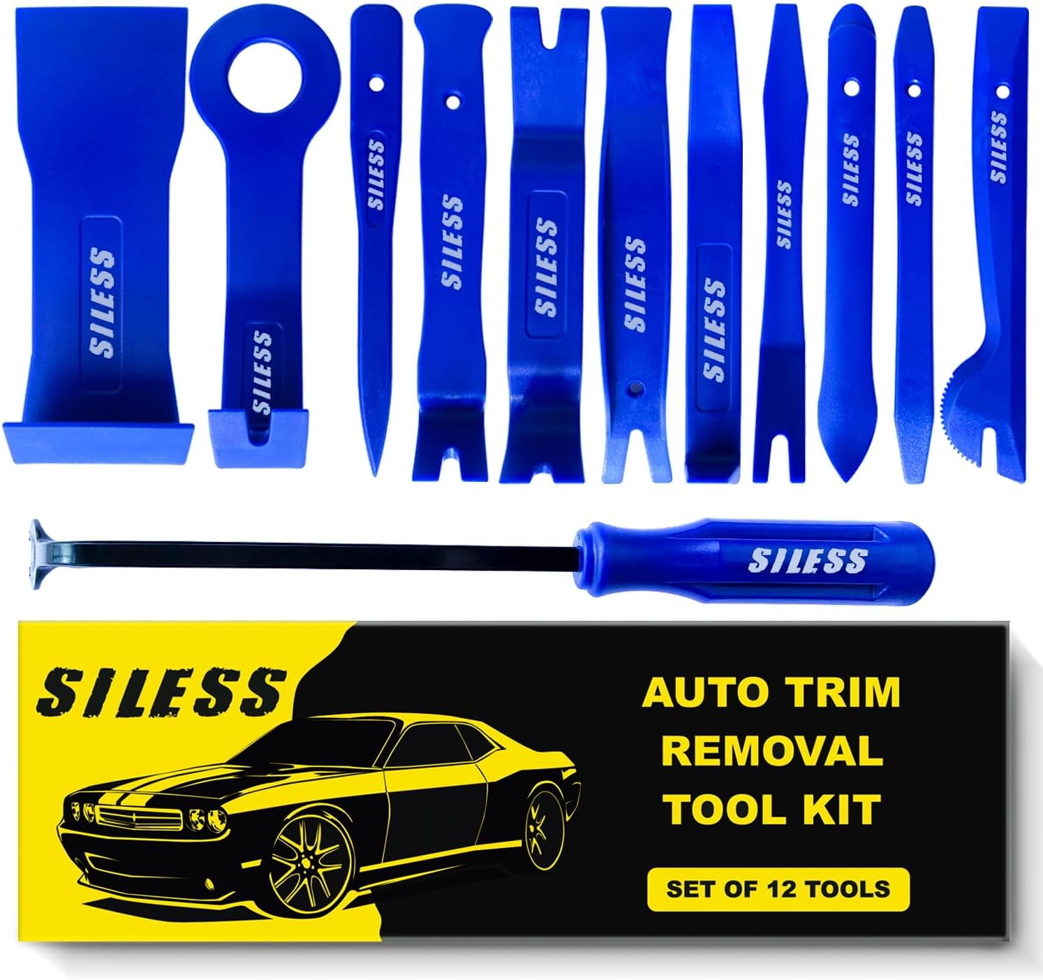Siless Auto Trim Removal Tool Set 12pcs Auto Trim Tool