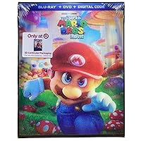 Vista 2 de The Super Mario Bros Movie Lenticular Edition (Blu-ray + DVD + Digital)