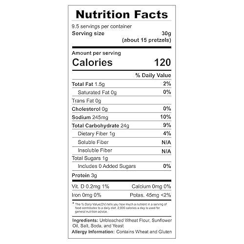 Miniatura 5 de Unique Snacks Pretzels extra oscuros divididos, deliciosos veganos para el hogar, con certificación OU Kosher sin OMG, sin sabor artificial, bolsas