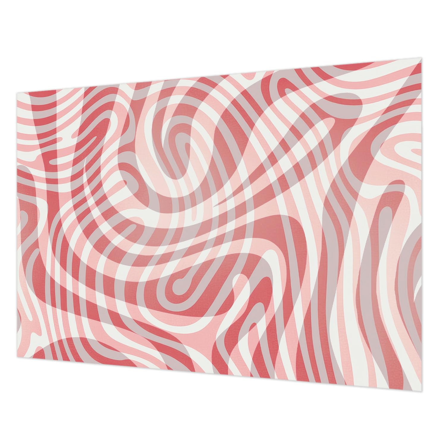 Papier peint lignes ondulées pour une chambre moderne et zen