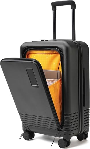MOKOBARA The Cabin Pro Luggage 58cms Cabin Size German Makrolon Poly-Carbonate Hard Sided 8 Hinomoto Wheels Suitcase Troll...