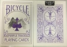 Bicycle Purple Trace Playing Cards Angel Devil Design