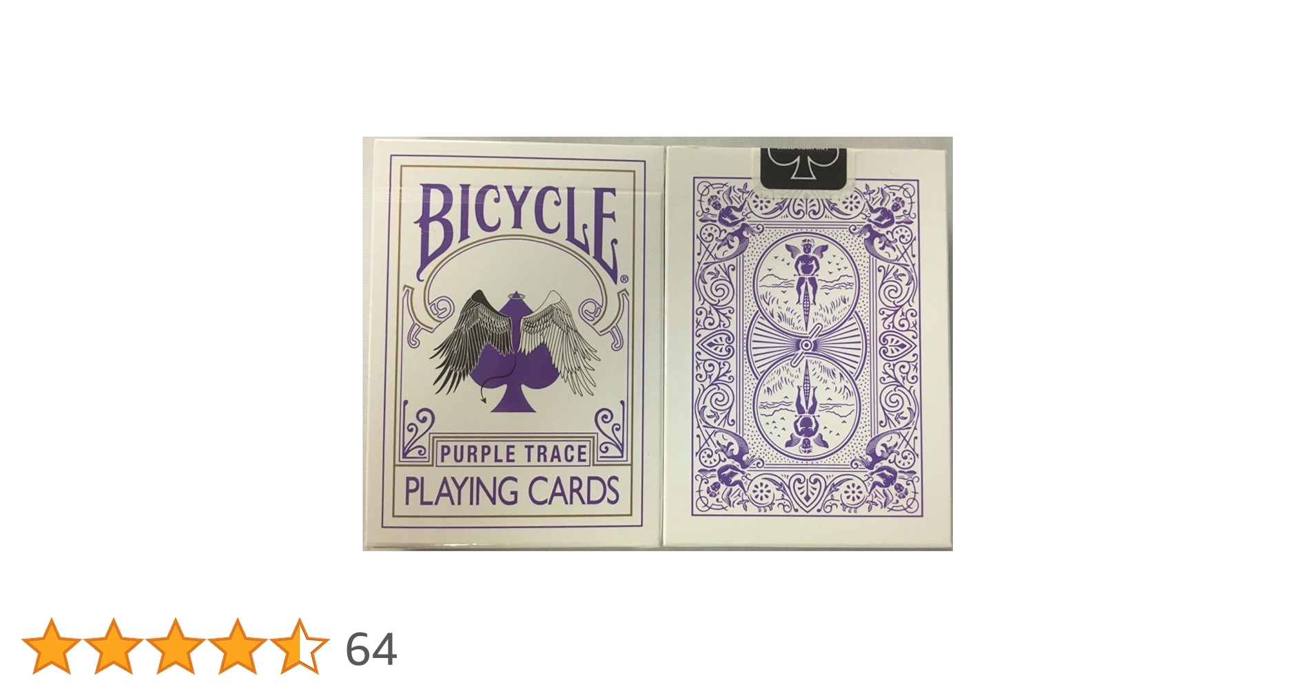 Amazon.co.jp: Bicycle Purple Trace トランプ 天使と悪魔の