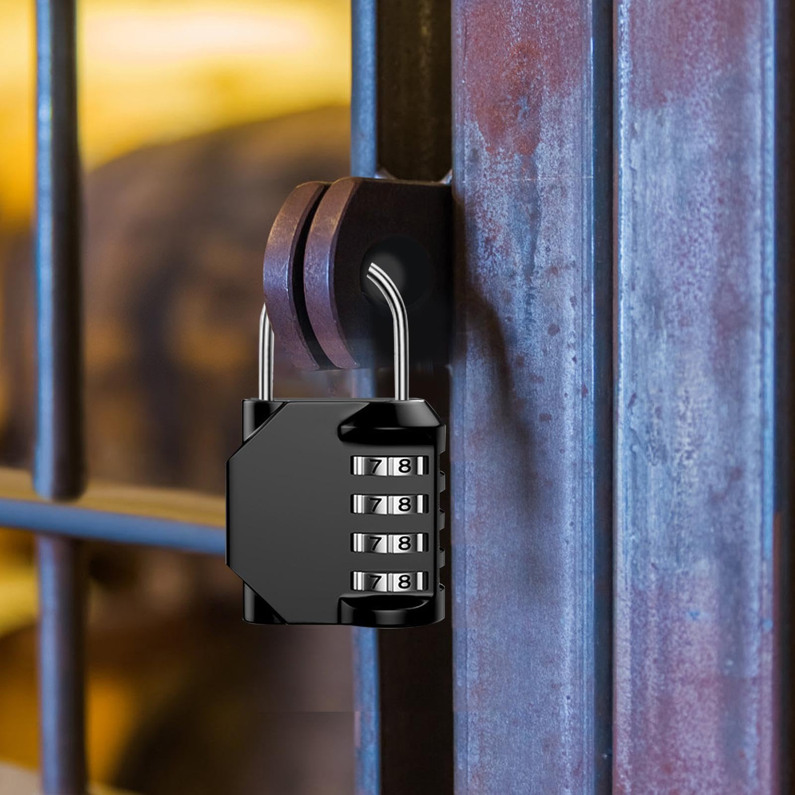 Gate Padlock Battery Free Smart Padlock Keyless NFC Electronic Lock