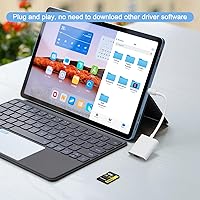Vista 6 de Lector de tarjetas SD USB C para iPhone 17 16 15/iPad/MacBook/Mac, lector SD tipo C compatible con adaptador de tarjeta de memoria SD y MicroSD