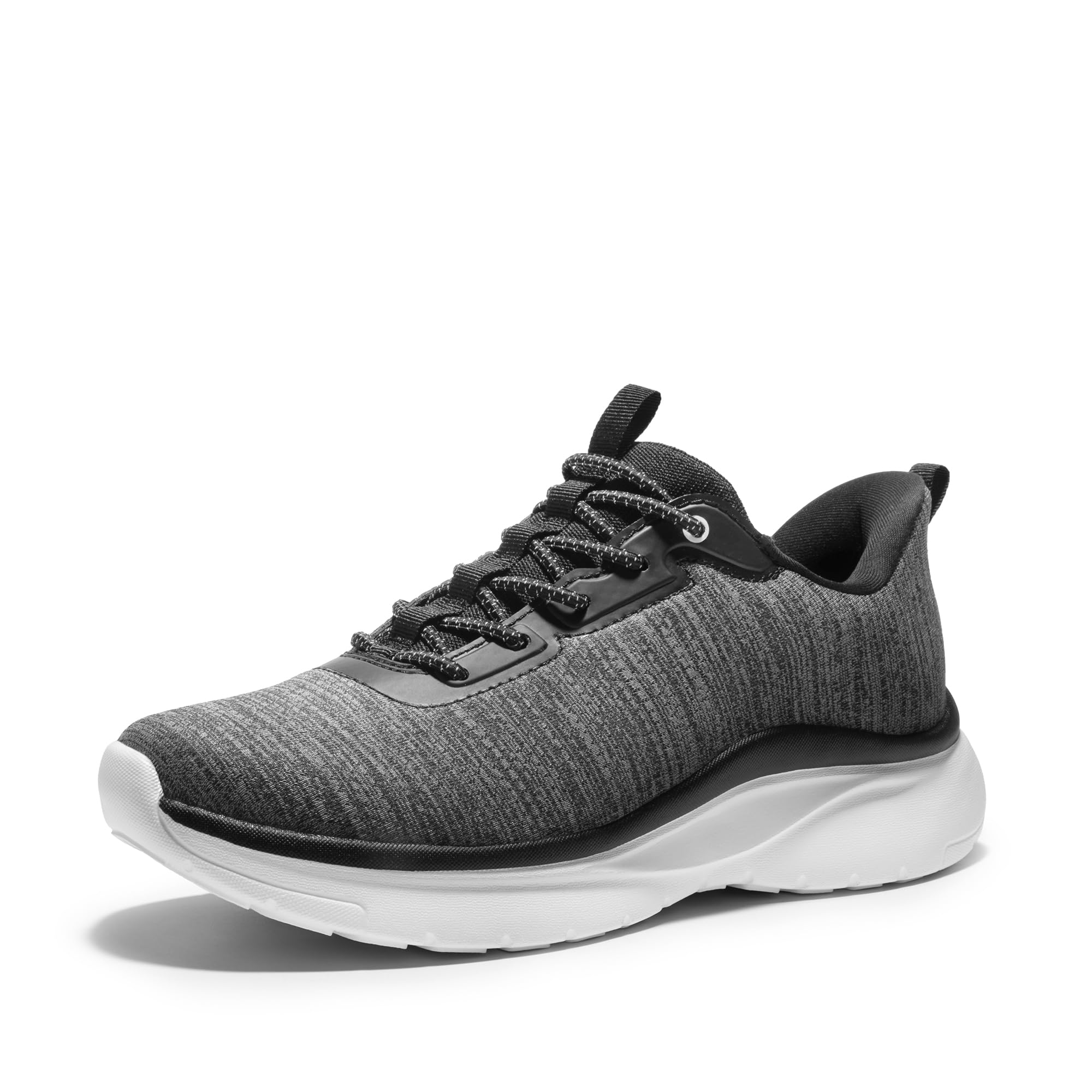 NORTIV 8 Women's Slip on Walking Shoes Tennis Lightweight Gym Sneakers ActiveFlow Workout Breathable Hands-Free Cross Trainer Comfortable Fashion Sneakers,Size 9.5,Black,SNWS2413W