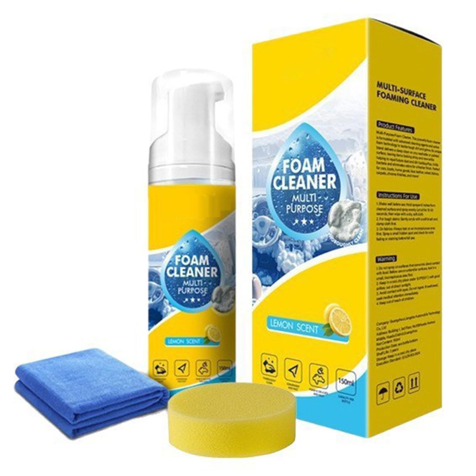 Ljmyy Auto Foam Cleaner Car Agent Leather Restores Car Polish ＆Repair Coating Renovators