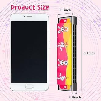 24 Pcs Harmonica for Kids Lightweight Harmonicas with Double Row of 16 Holes, Harmonica for Toddler Kids Adult Beginners' Musical Instrument Toy (Over 3 Years Old)