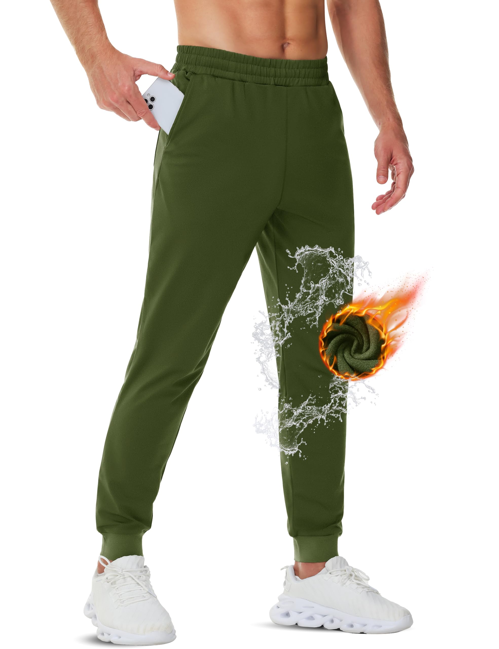 Winter Men's Casual Jogger Warm Fur Sweatpants (TG4)