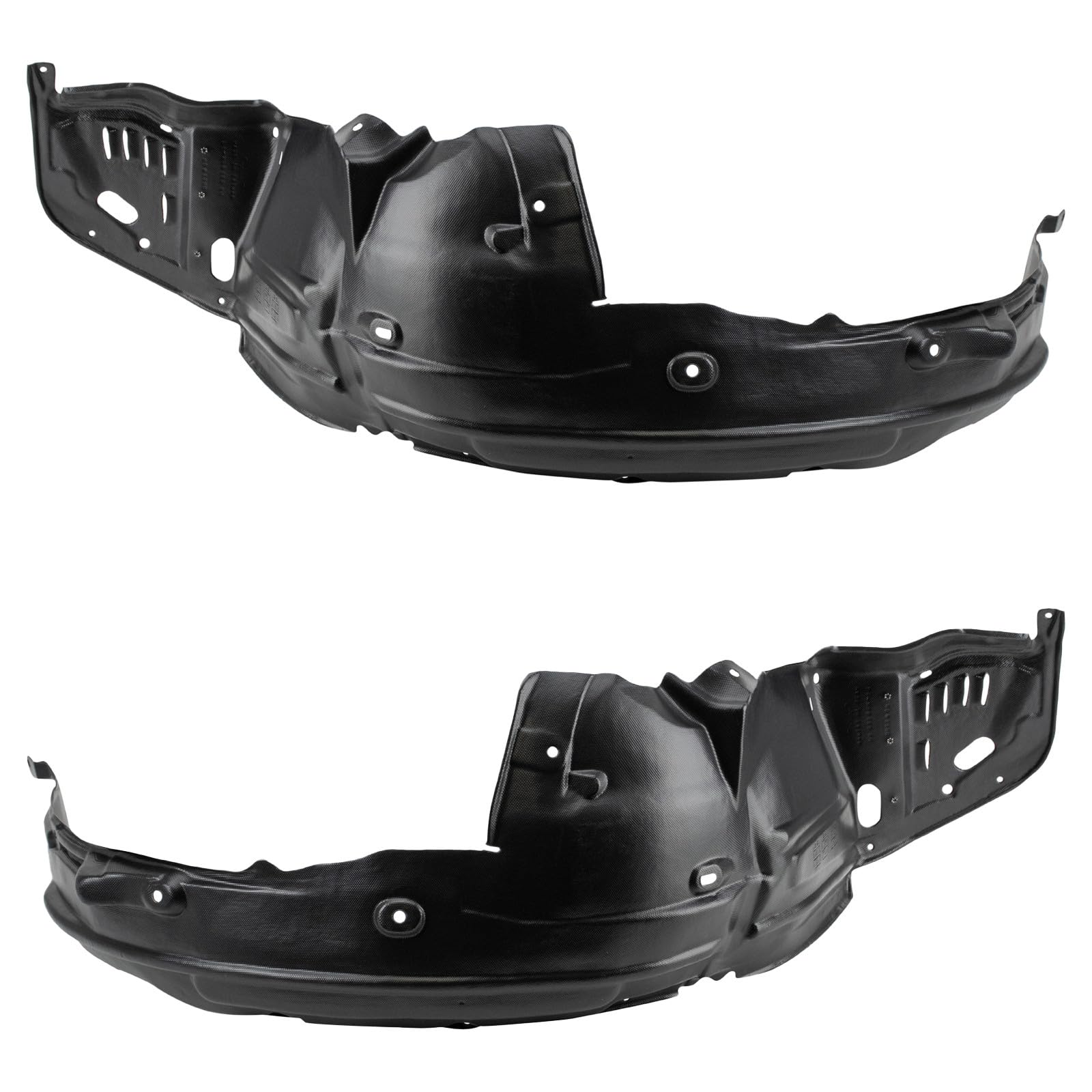 TRQ Front Driver and Passenger Side Inner Fender Liner Set