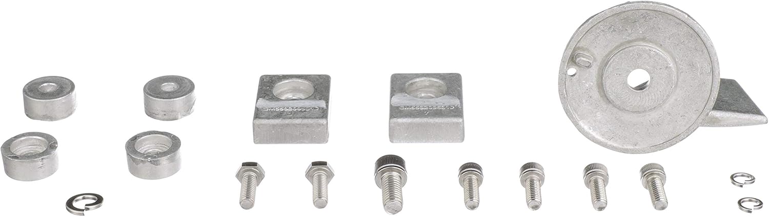 Quicksilver 8M6008005 Aluminum Anode Kit for Suzuki 40-50 Hp Outboards