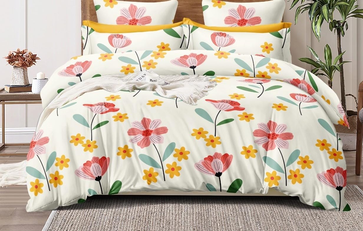VIVEA RESERVE Reversible Comorter || Duvet || Blanket || Quilt for Double Bed, Pure Microfiber, All Season (90" × 100" inch, Rose Pink)