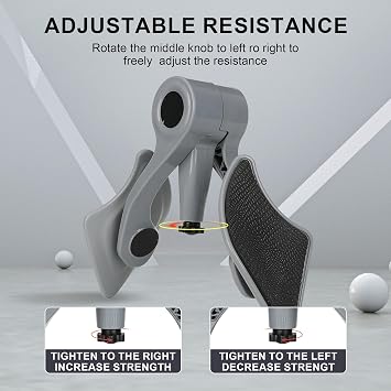 Thigh Master Thigh Exerciser for Women, Enhanced Resistance Hip and Pelvis Trainer