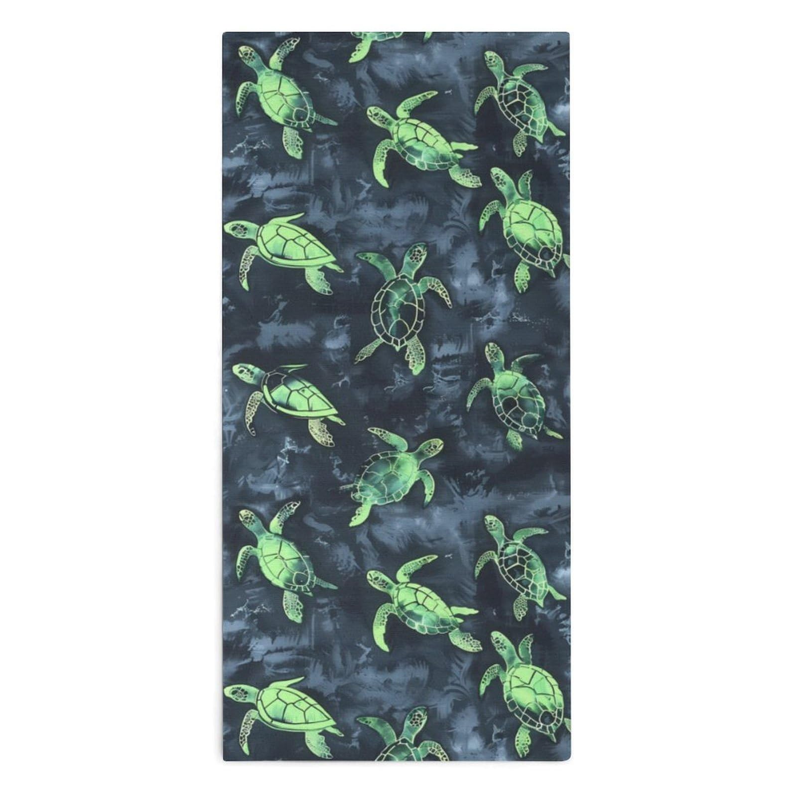 NCLQVJXZKHW Turtles Tie Dye Pattern Hand Towels Soft Face Towel Gym Bathroom Travel Hotel 13"x28"
