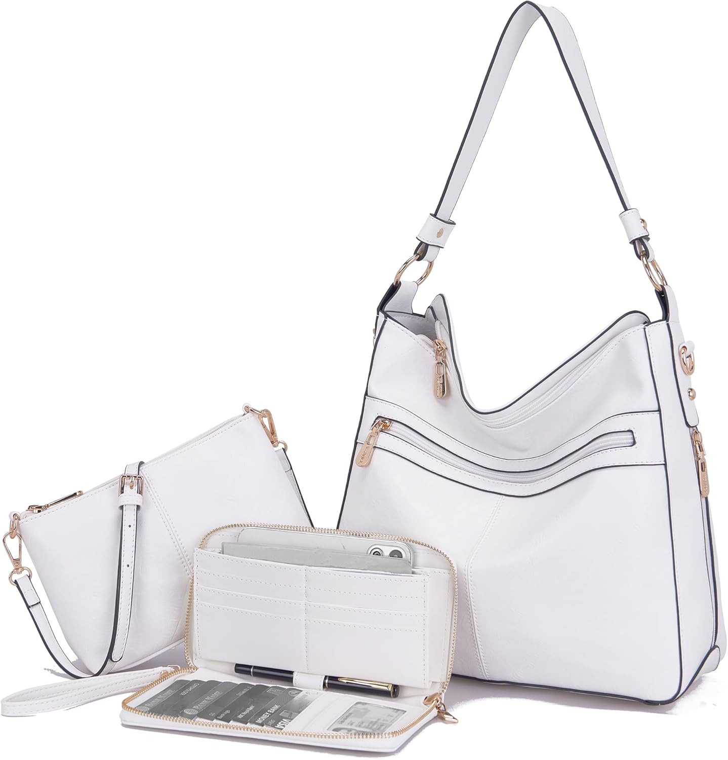 Women Large Crossbody Bags Ladies Satchel Shoulder Handbags Purse and Wallet Set for Women Totes Hobo Purses