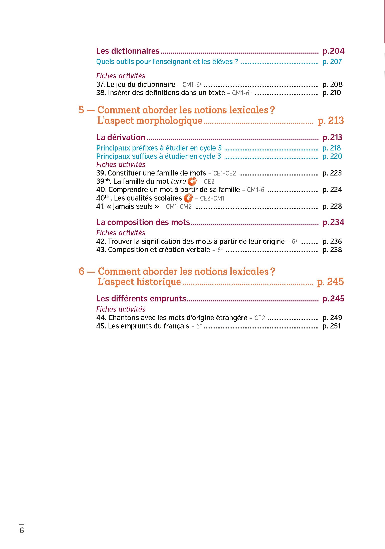 Guide pour enseigner le vocabulaire aux cycles 2 et 3 (+ ressources numériques) - Nouvelle édition conforme aux programmes 2025