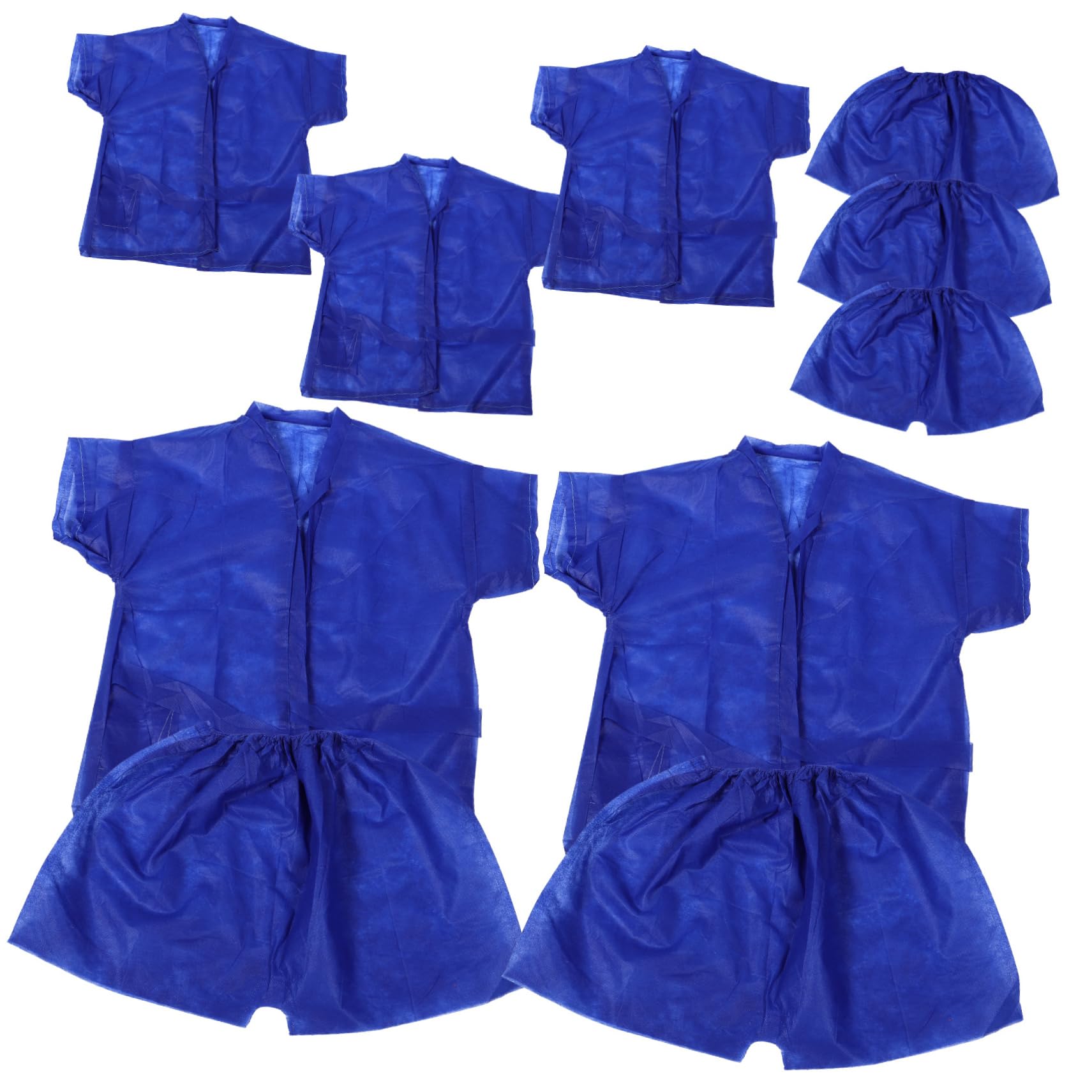ifundom Schweißanzug Für Herren Saunaanzug Für Damen Männer Taille Spa-wrap Aus Vliesstoff Saunaanzüge Gewichtsverlust Im Saunaanzug Blau Polyester (polyester)