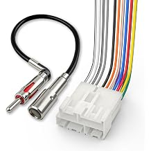 Radio Wiring Harness with Antenna Adapter Compatible with Select 19892002 Chevy GMC Buick Cadillac Vehicles, Plug and Play Wiring Harness for Car Stereo Aftermarket Installation