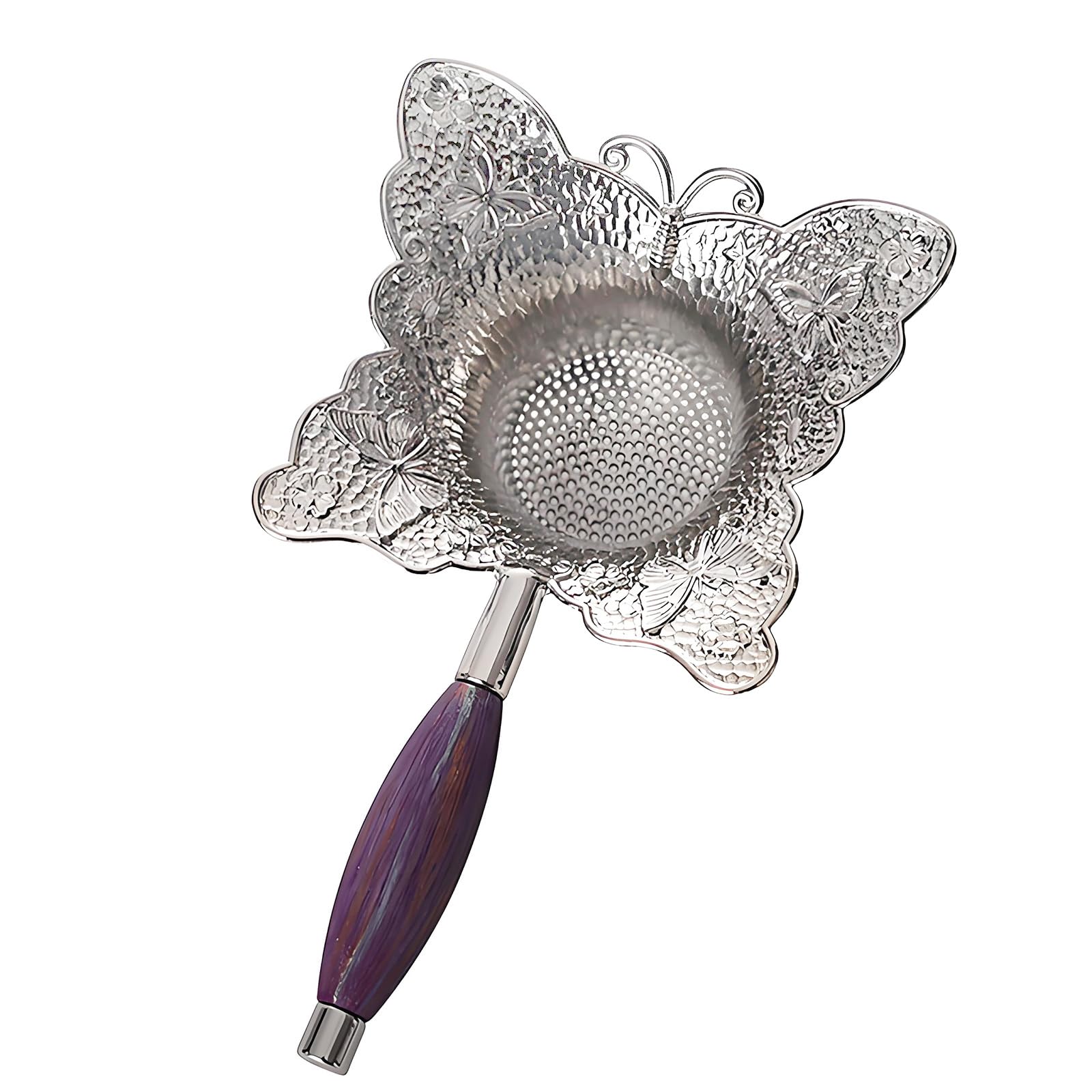 our fave Premium Metal Tea Infuser Strainer Butterfly Shape Kitchen Tool Great for Precises Brewing and Draining in Kitchen High Temperature Resistant Infuser