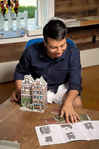 Vista 26 de Wrebbit 3D Urbania Collection - Paquete de rompecabezas 3D Incluye hotel, cine, café y estación de bomberos 1165 piezas de rompecabezas en total