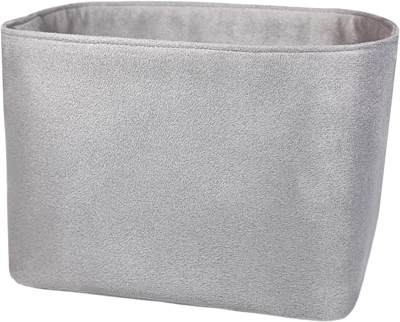 Purse Organizer Insert for Picotin 18 Bag Handbag, Faux Suede Fabric, Lightweight, Fits Perfectly, Sturdy, Gift Ideas for Women (Gray PC18S)