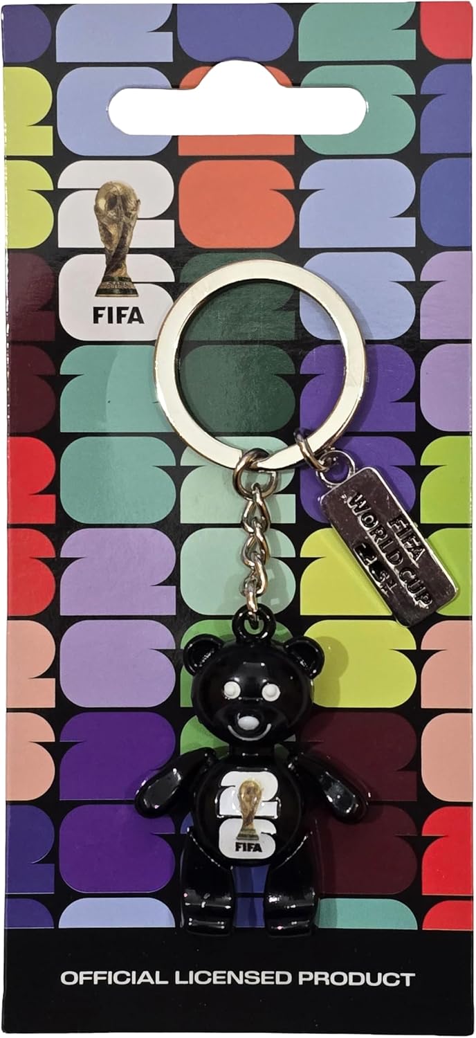 Official FIFA World Cup 26 Bear Keychain