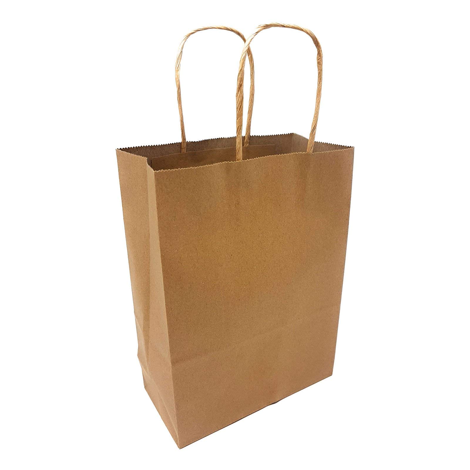 Picture Perfect Party Kraft Paper Bags with Handle [Brown, Pack of 108]