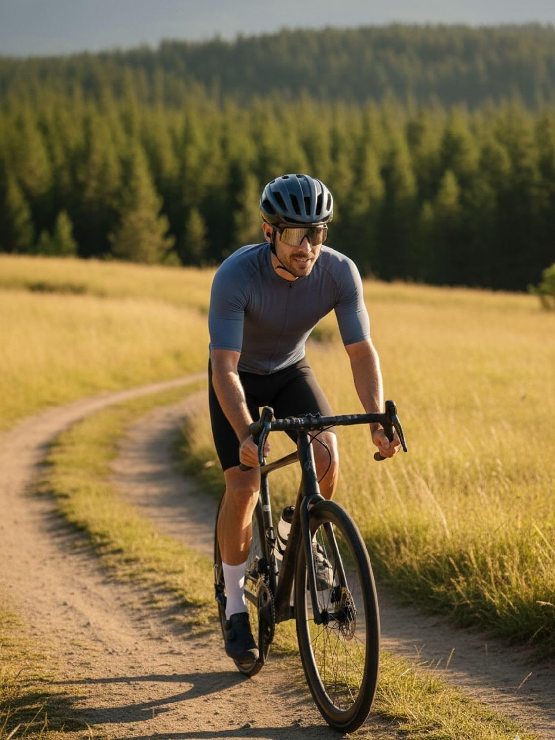 Wulibike Men's Cycling Jerseys Short Sleeve Bike Biking Shirts Full Zip with Pockets Road Bicycle Clothing
