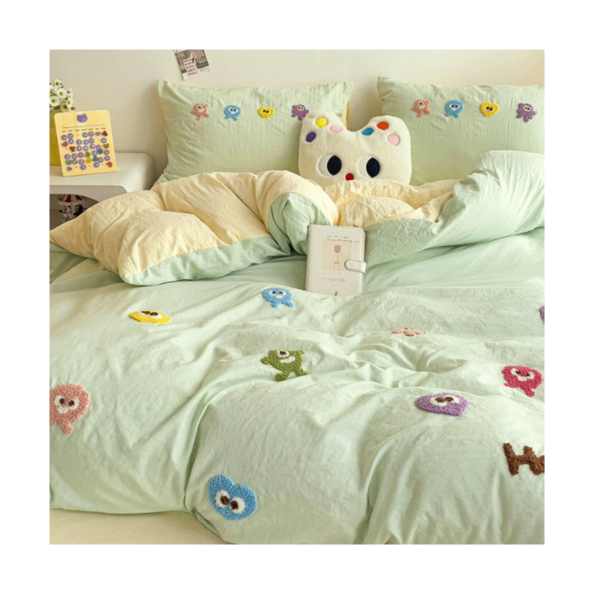 Ensemble de literie en coton doux pour des nuits sereines et reposantes