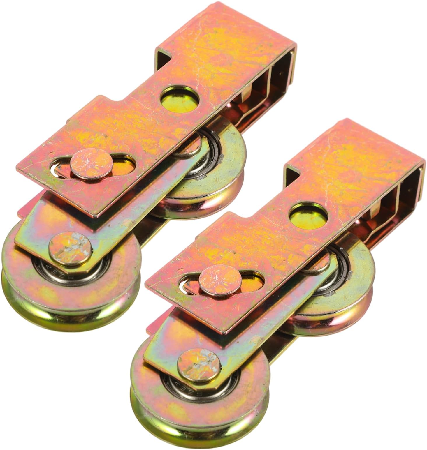 1-1/4 Inch Steel Ball Wheel Bearing Sliding Door Roller Pulley Hardware Accessories for Patio Doors Window Doors Cabinet Tracks Smooth Low Noise