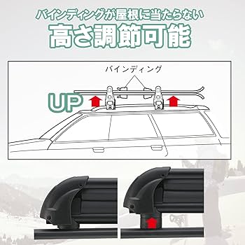 Amazon | カーメイト inno イノー 車載 キャリアアタッチメント スキー