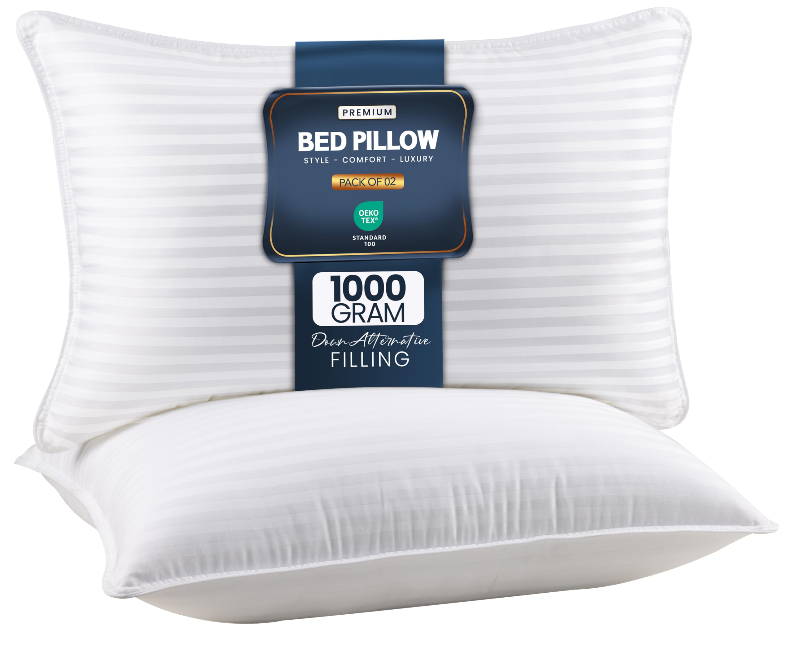 Utopia Bedding Pillows Set of 2 Queen White