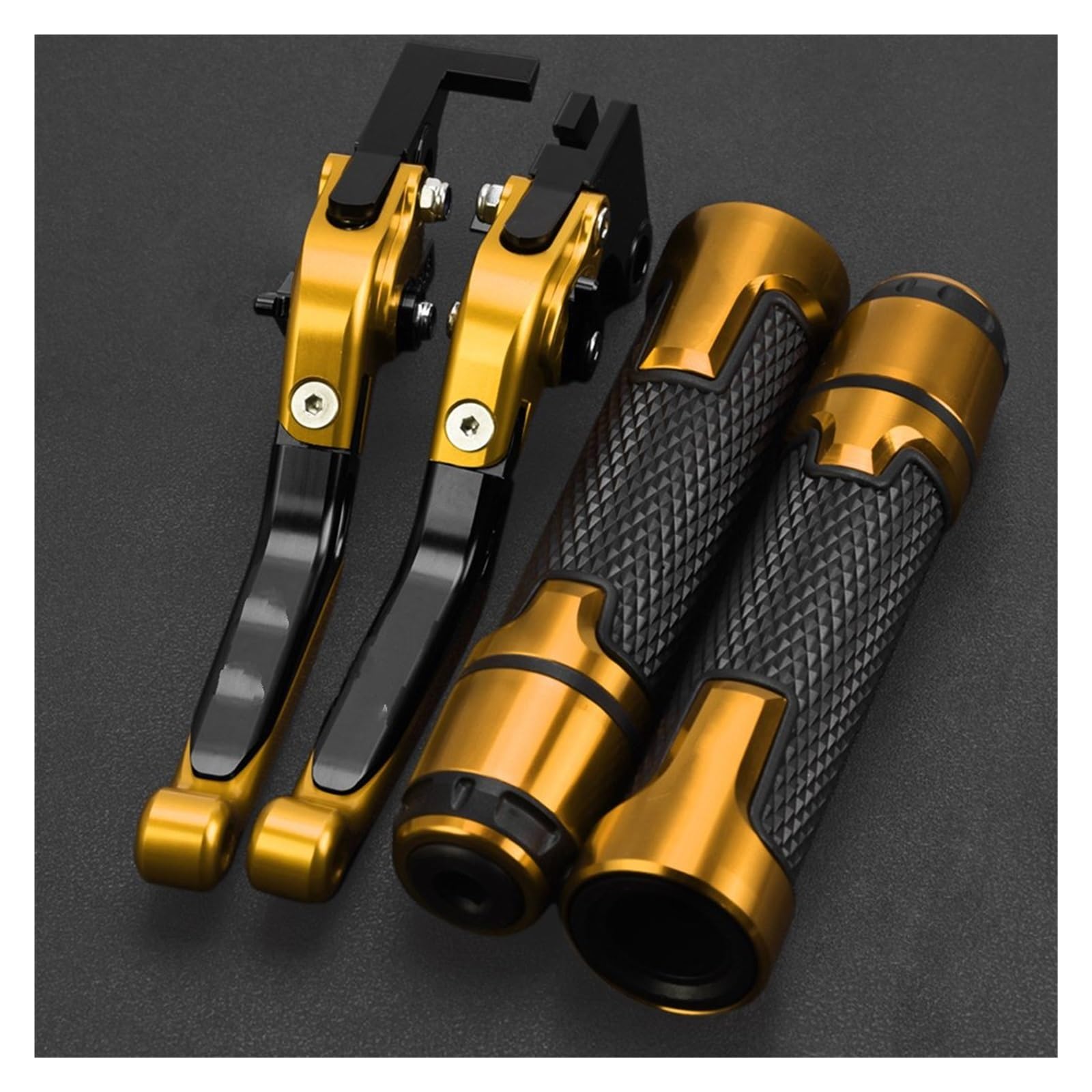 Tingyus D Motorbike Brake Lever For Vfr800 For Vtec 2002 2003-2008 Motorcycle Extendable Brake Clutch Levers Handlebar Grips Ends(D)
