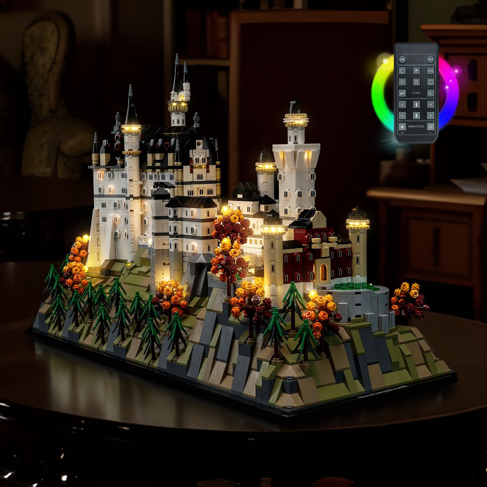 LED Lighting Compatible with Lego Neuschwanstein Castle 21063 - JUST Light,Customized RC…