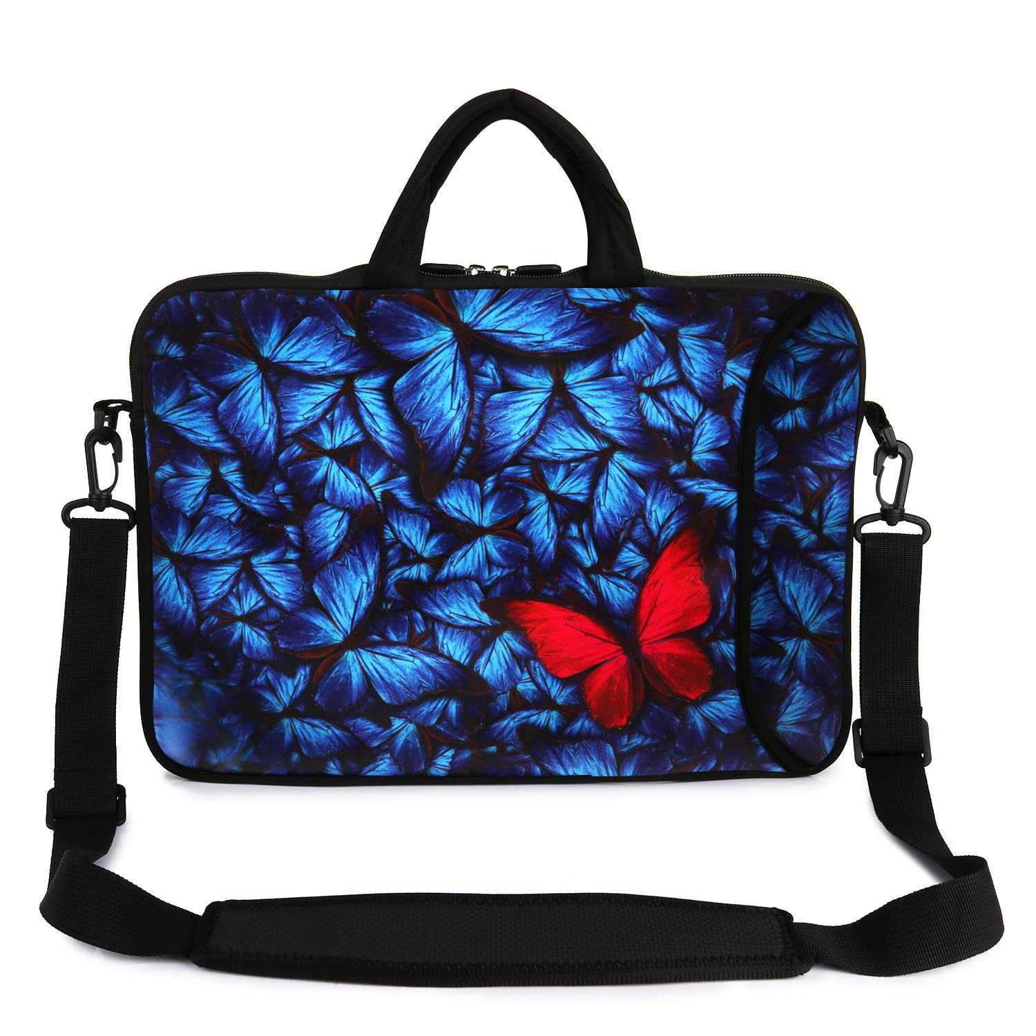 Violet Mist 11 11.6 12 13 Inch Laptop Shoulder Bag Carrying Case Laptop Sleeve Computer Messenger Bag Neoprene Waterproof Protective Tablet Handbag