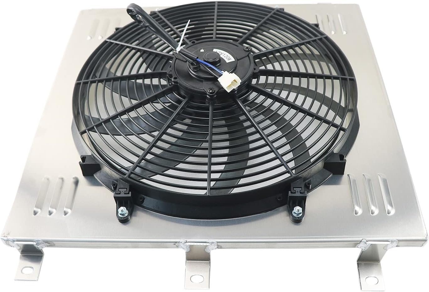 Aluminum Radiator Shroud Electric Fan for 1947-1954 Chevy C/K Series Truck 3100 3600 3800 3900