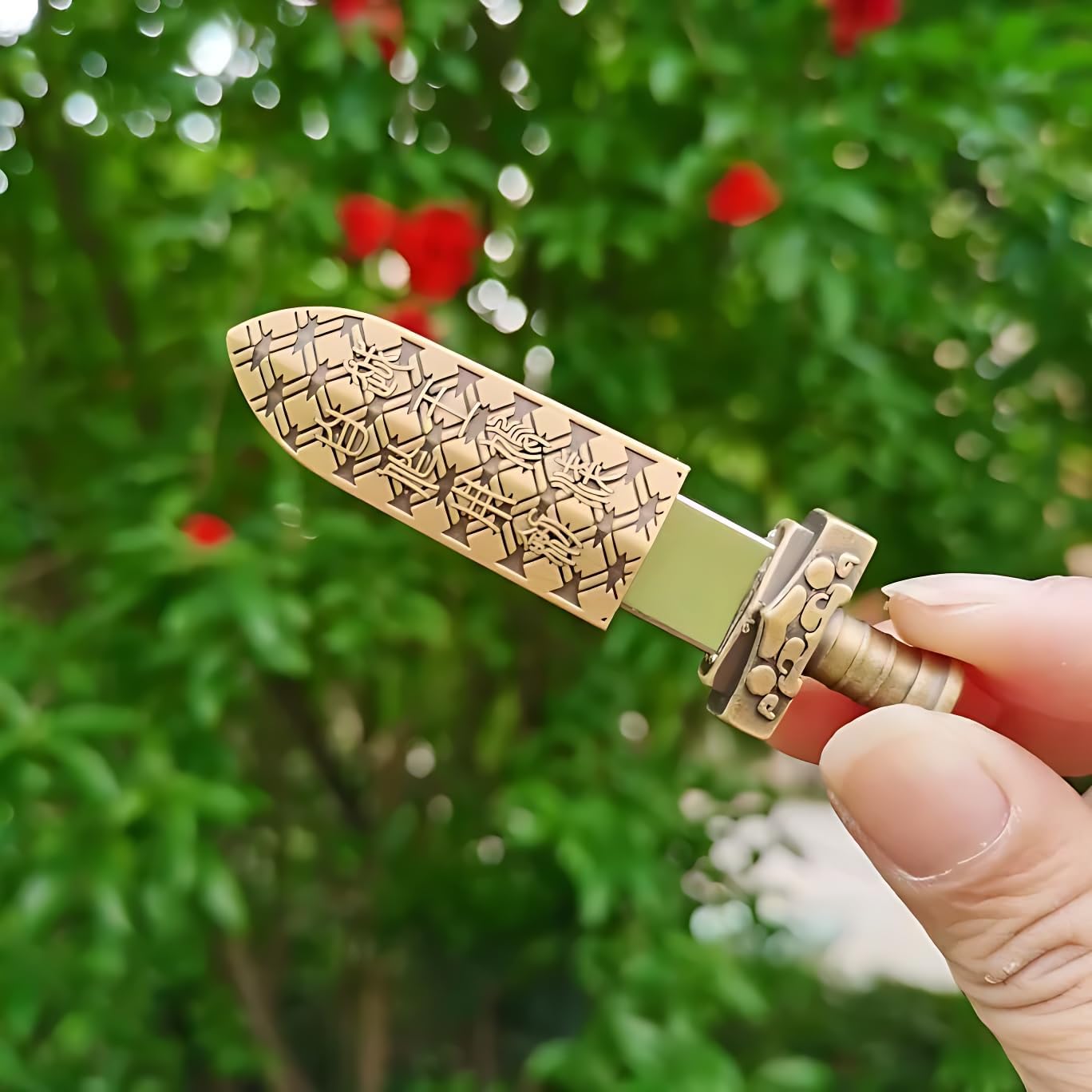 128GB USB Flash Drive, Smozer Metal Data Storage 2500 Years Old Ancient Emperor Bronze Sword Shape USB Drive (Bronze Sword, 128GB)