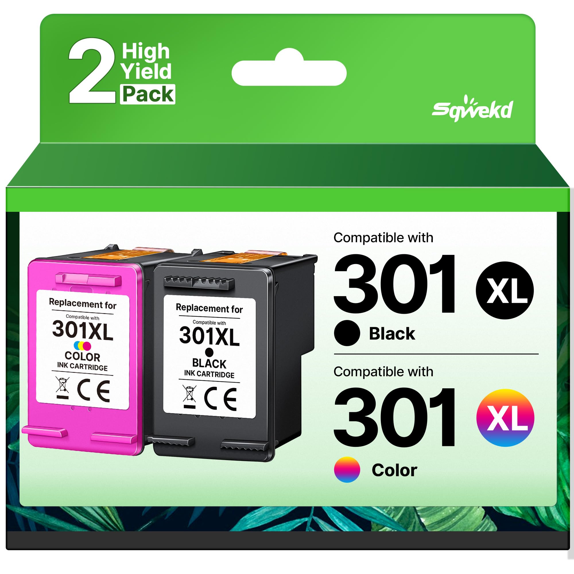 Hp T730 Ad Alta Capacit&agrave; - Nera, Compatibile CH563E CH564E, Qualit&agrave; Premium Cartuccia Hp301 Rigenerata