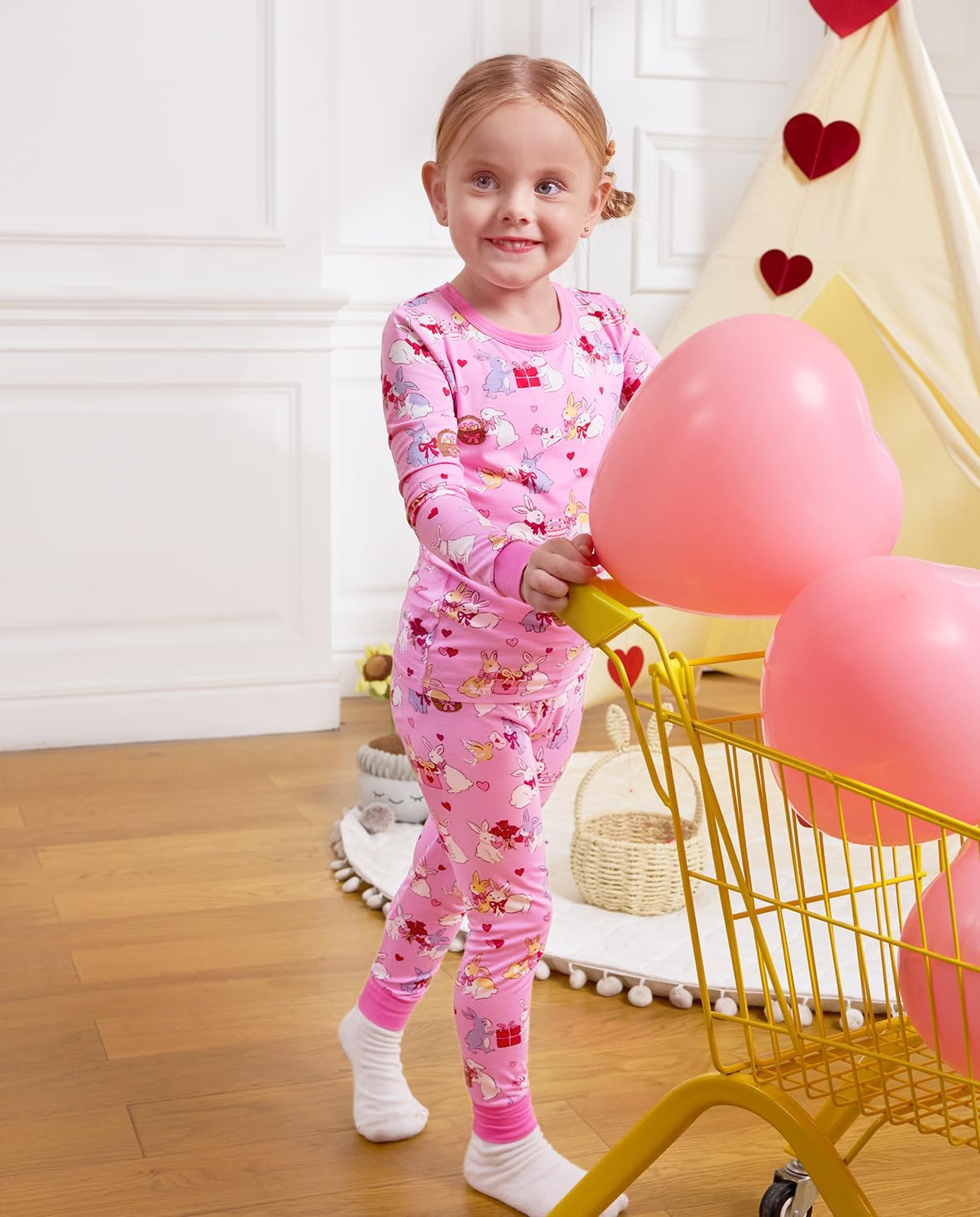 Bamboo Viscose Toddler Girls Kids Pajama Sets 12M-8Y Snug fit Long-Sleeve Softness Sleepwear Pjs 2pcs Jammies - Image 8